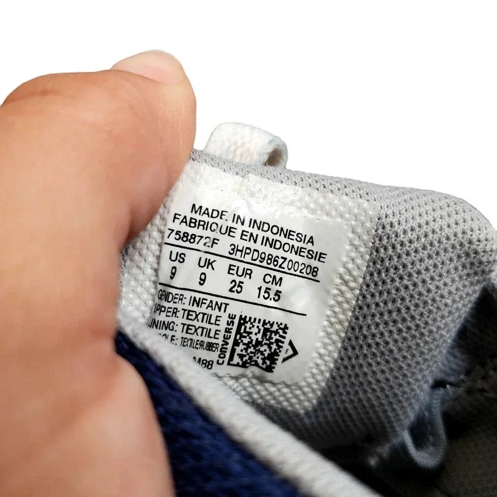 Converse Navy Hi-Top Toddler Sneakers